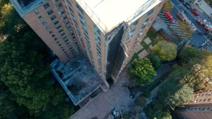 El desplome parcial de un bloque de viviendas sociales en Nueva York obliga a desalojar a los vecinos