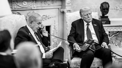La Casa Blanca difunde fotografías de la llamada en la que Netanyahu pidió perdón a Qatar