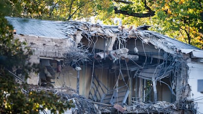 Trump tira la fachada del ala este de la Casa Blanca para construir su salón de baile de 250 millones de dólares
