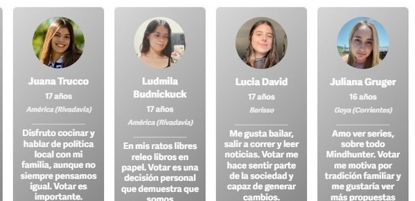 Tienen menos de 18 años y deciden ir a votar el domingo: ¿Por qué?
