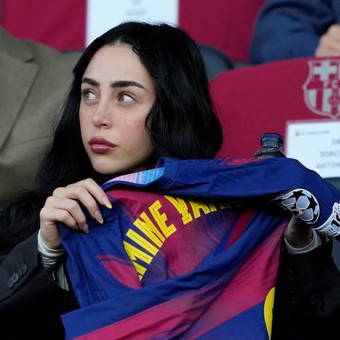 Lamine Yamal le dedicó su gol a Nicki Nicole y el Barcelona goleó al Olympiacos