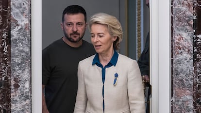 Von der Leyen acompañará a Zelenski a Washington para reunirse con Trump este lunes