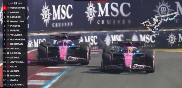 La maniobra de Colapinto también recibió elogios de peso: “Eso es correr”, celebró un ex subcampeón de Fórmula 1