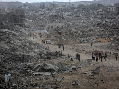 Los gazatíes miran al futuro y al plan de Trump con pesimismo: “Las cosas volverán a ser como antes o incluso peor”