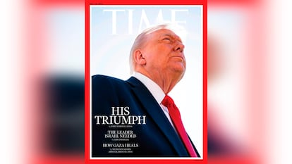 Trump ataca a ‘Time’ por su retrato en portada: “Me han hecho desaparecer el pelo”