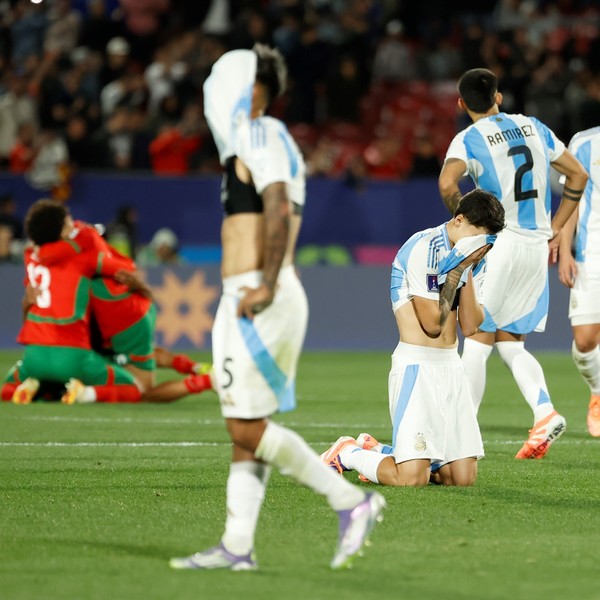Argentina no pudo con Marruecos que pegó de arranque y es el nuevo campeón